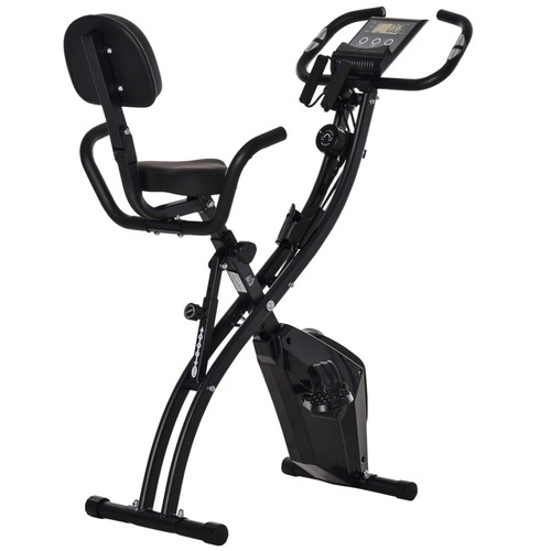 Foldable exercise bike - 2-in-1,