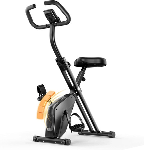 Foldable exercise bike - 4-in-1,