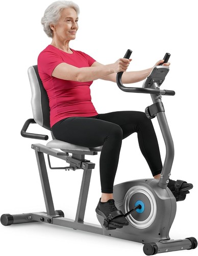 Recumbent exercise bike - recumbent, for