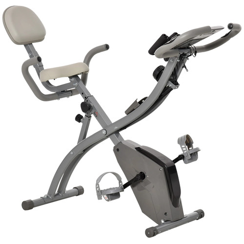 Foldable exercise bike - 2-in-1,