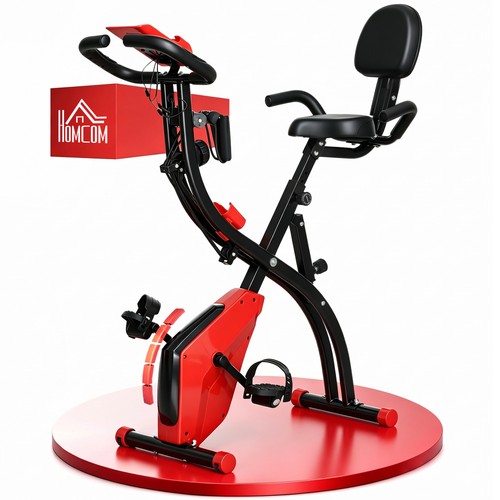 Folding exercise bike - 2-in-1,