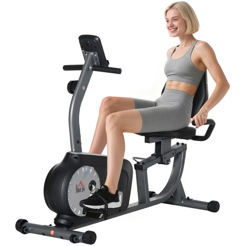 Homcom exercise bike - with, lcd
